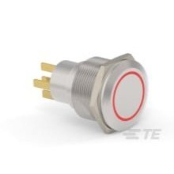 Alcoswitch AV22 SPM 0.4VA MOVE RING LED RED 12V AV2210E312R04